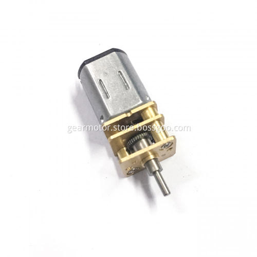 N20 circular shaft intelligent lock gear motor